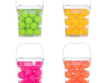 40 Holes Outdoor Training Pickleball Portable Bucket